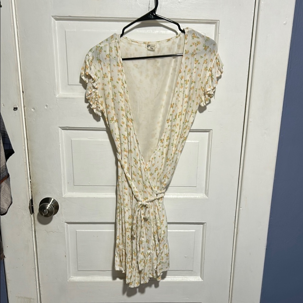 Billabong Floral Dress with Tie Waist